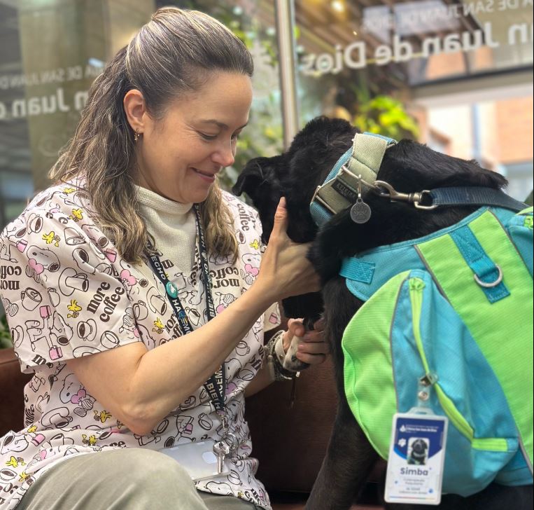 Simba: el nuevo miembro de la Clínica San Juan de Dios de La Ceja