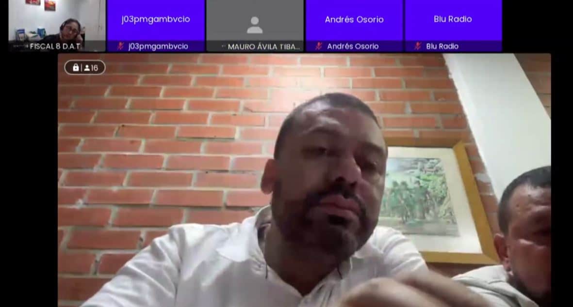 Se realizó la audiencia de captura contra alias 'Hermes', quien iba en uno de los vehículos de la UNP