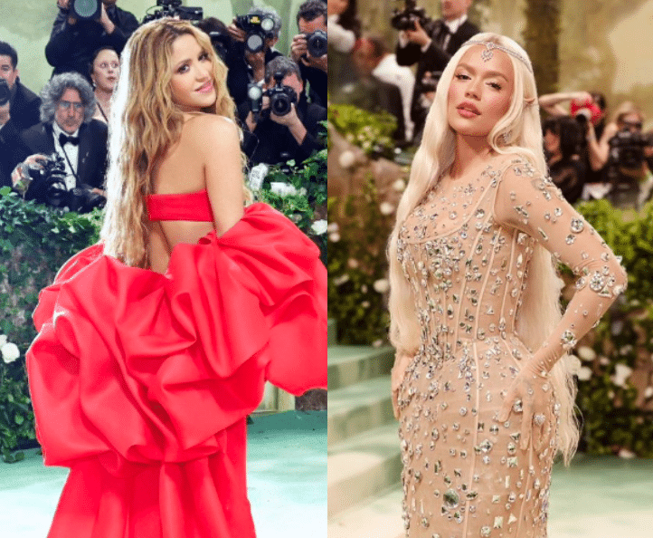 Shakira y Karol G en la Met Gala