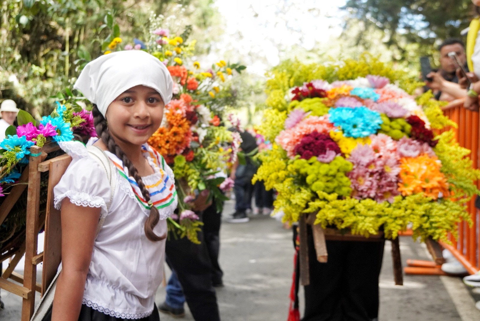 Tradicional Desfile de Silleteritos se realizó en La Floresta