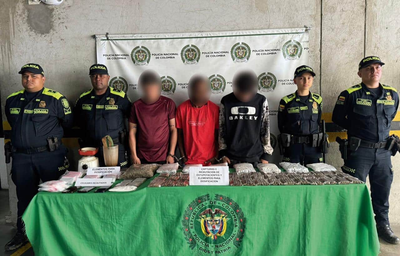 Tres capturados dejó operativo contra microtráfico en Buenos Aires
