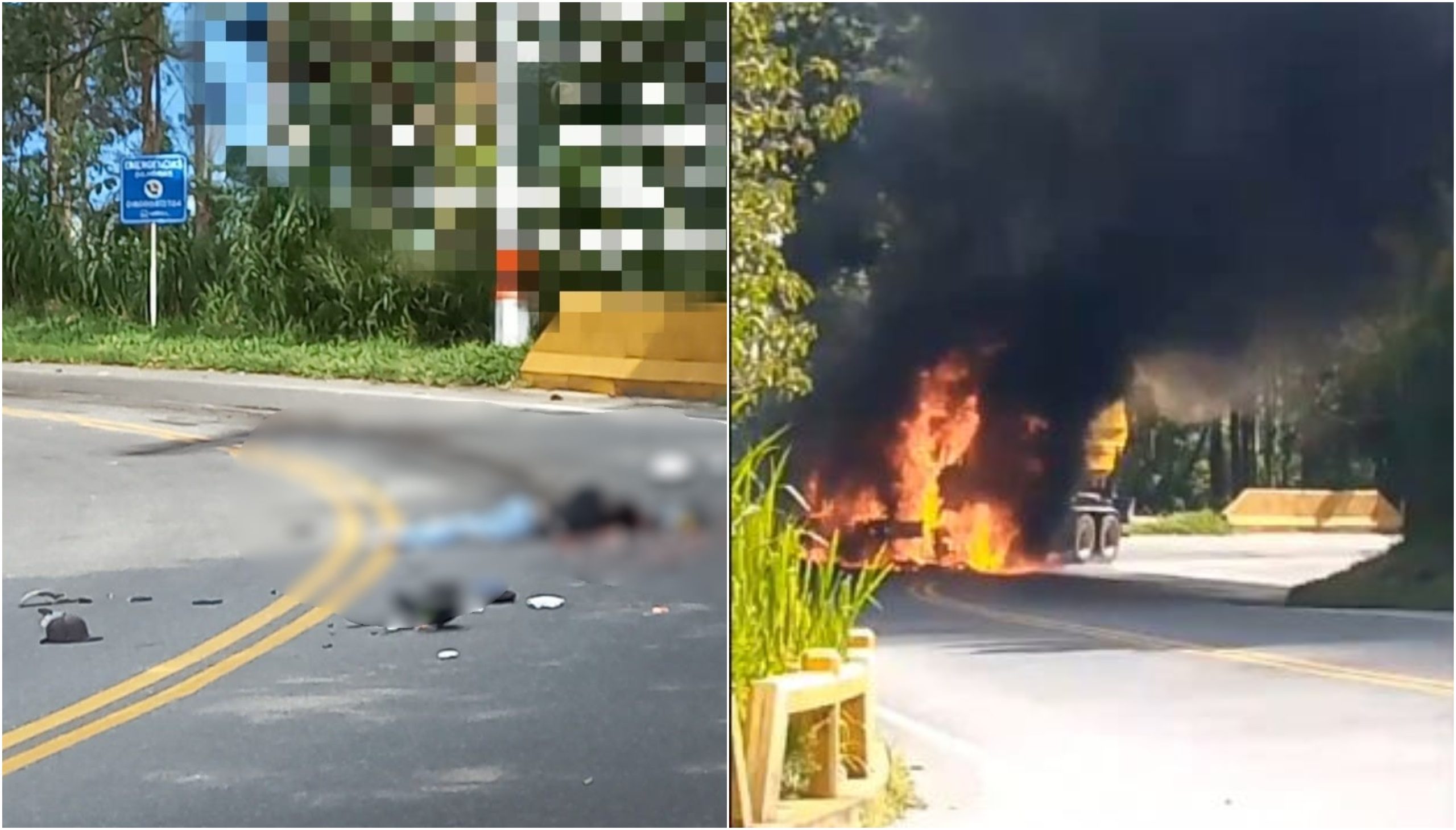 Un motociclista murió en accidente de tránsito en el Alto de Matasanos