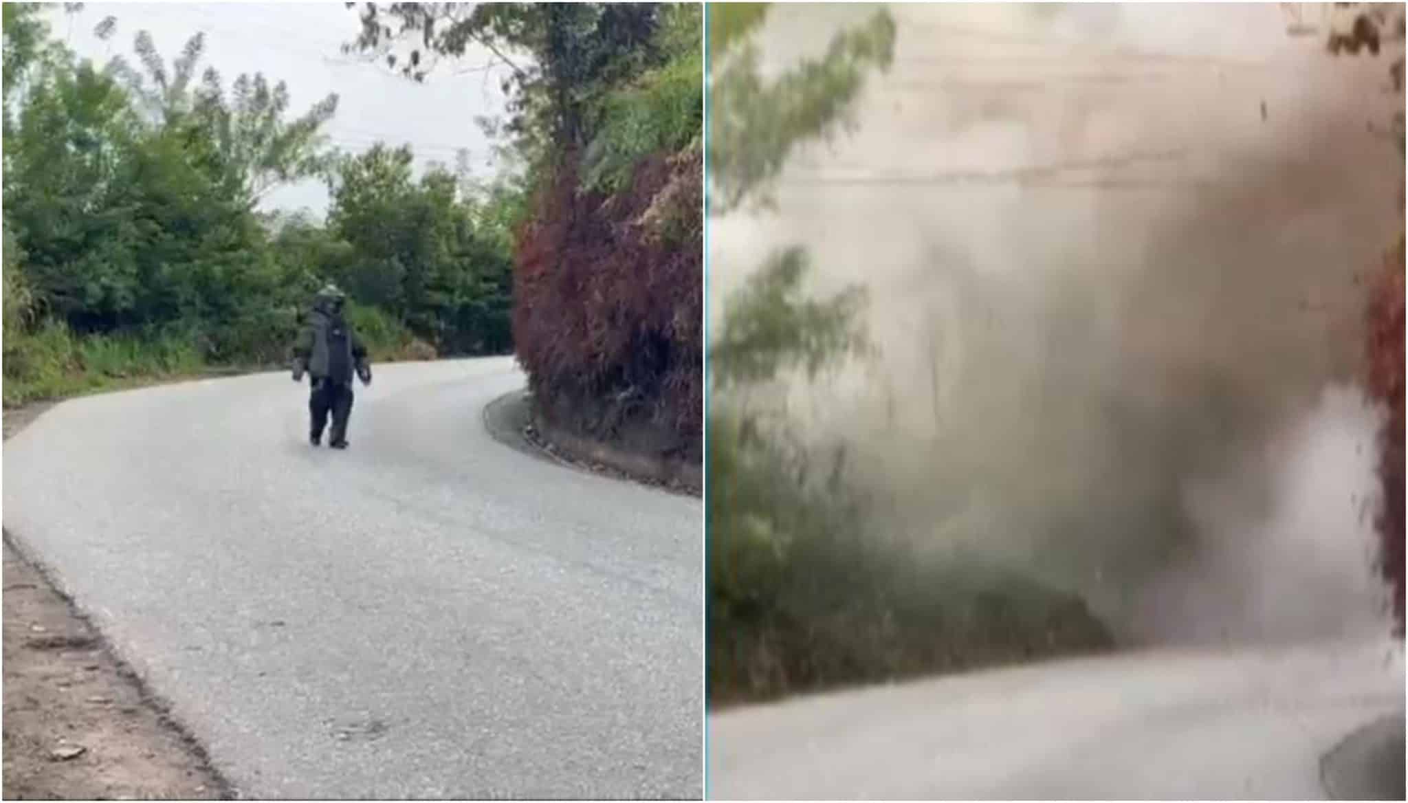 Van 10 acciones con explosivos contra la fuerza pública y la población en Antioquia