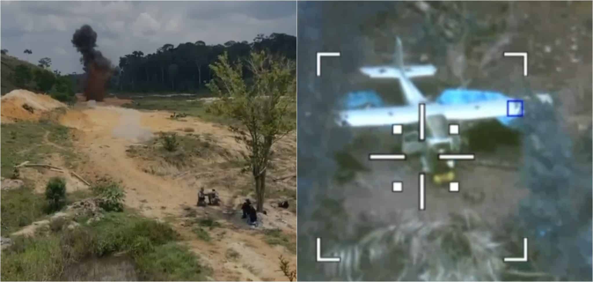 [Video] Autoridades destruyeron una aeronave y una pista clandestina que pertenecían a las disidencias de las Farc