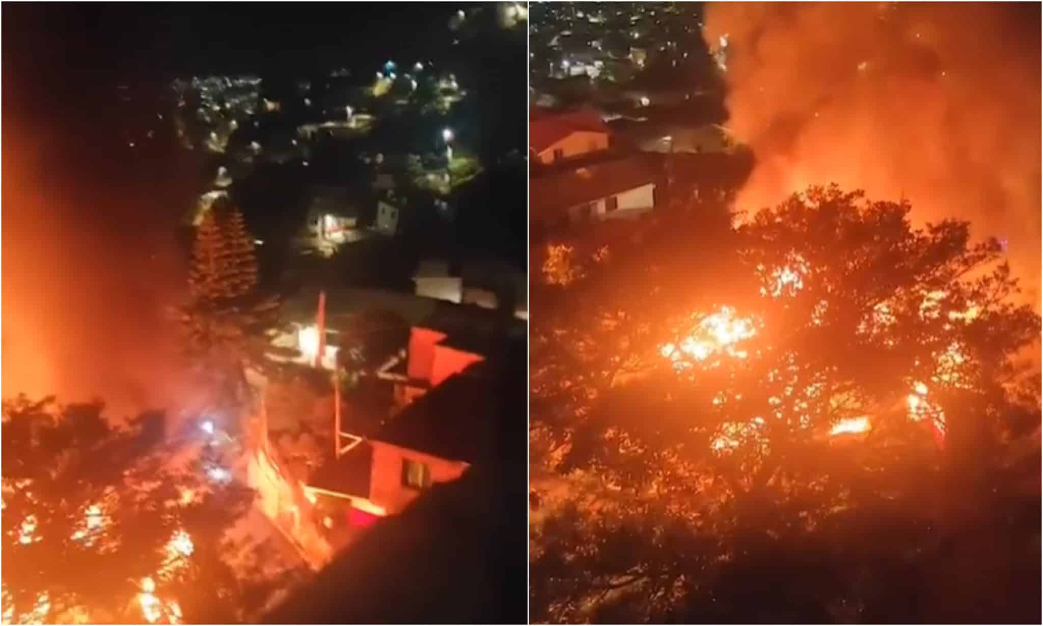 Video] Incendio afectó varias viviendas en el barrio Santo Domingo