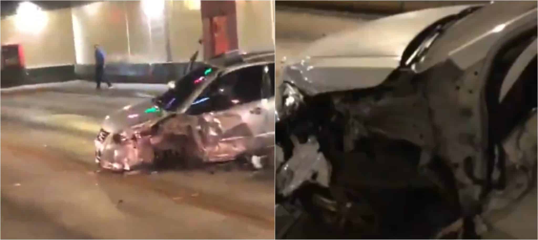[Video] Por fuerte choque el túnel de Oriente estuvo cerrado durante una hora