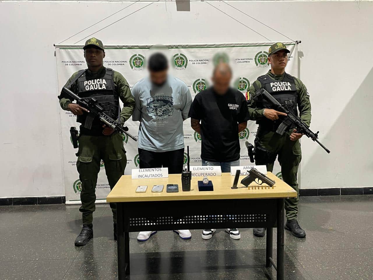 Capturan a presuntos extorsionistas que exigían millonaria suma para devolver un Rolex robado