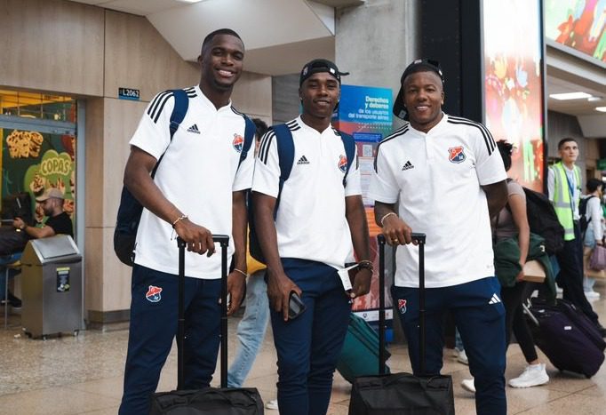 Medellín llegó a Chile para enfrentar a Palestino en la Sudamericana