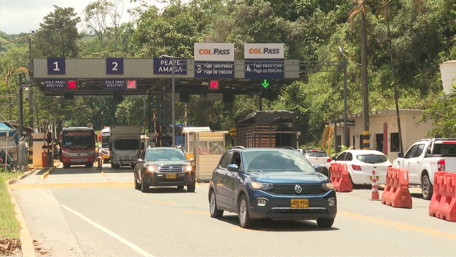 Compra de predios en peaje de Amagá tiene frenadas obras de ampliación