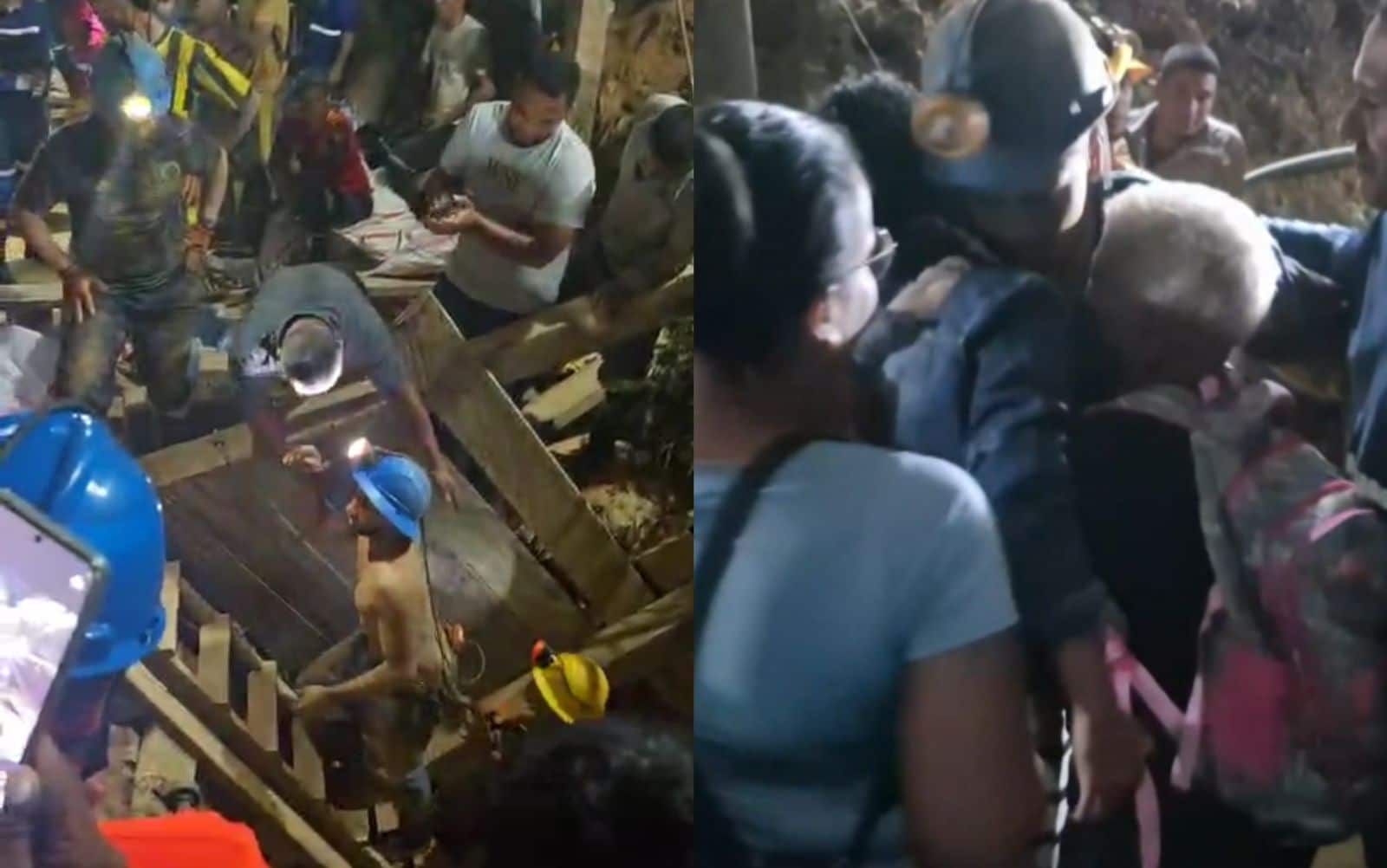 Milagroso: así fue el rescate de los mineros en Remedios luego de 18 horas
