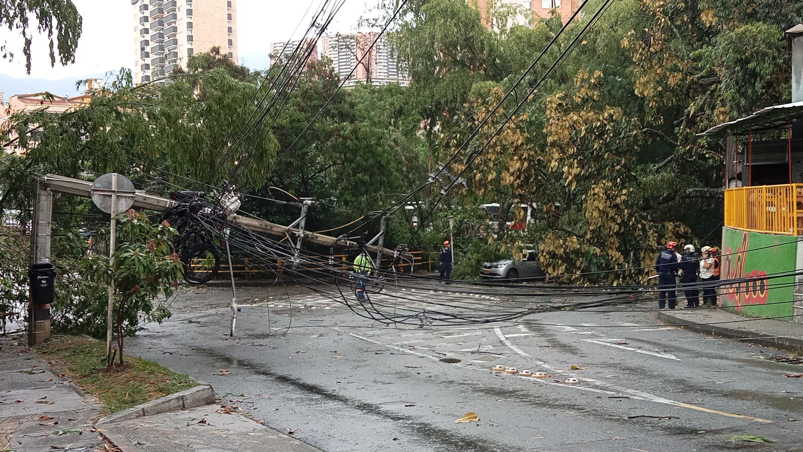 aguacero en envigado