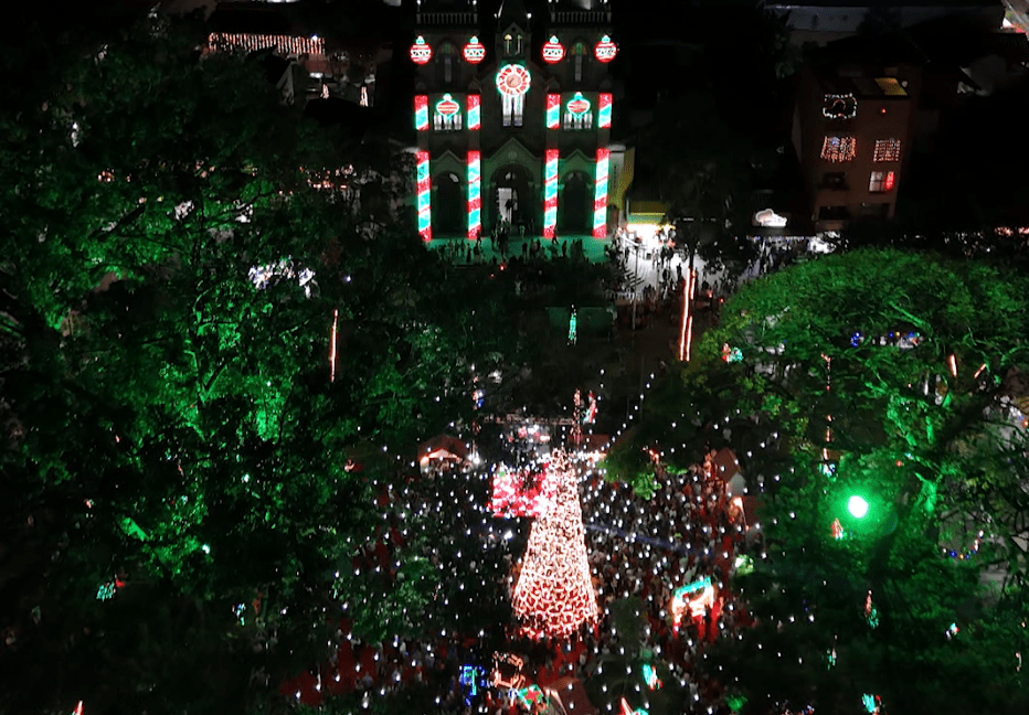 Así son los alumbrados de La Estrella: 
