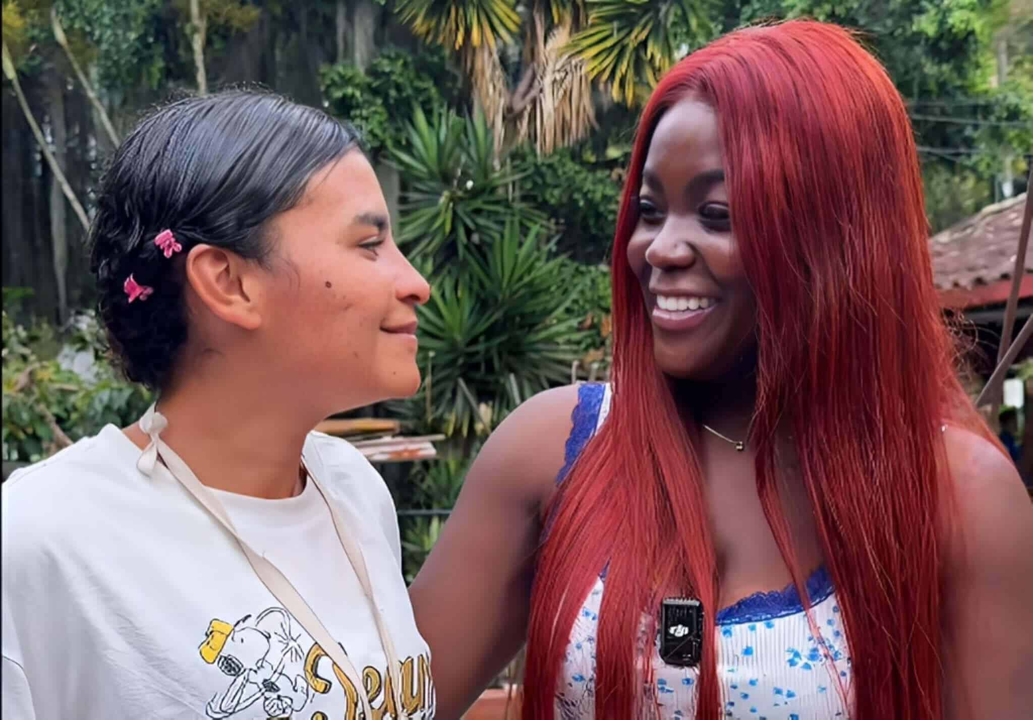 andreita moreno trenza esperanza en las calles de medellin