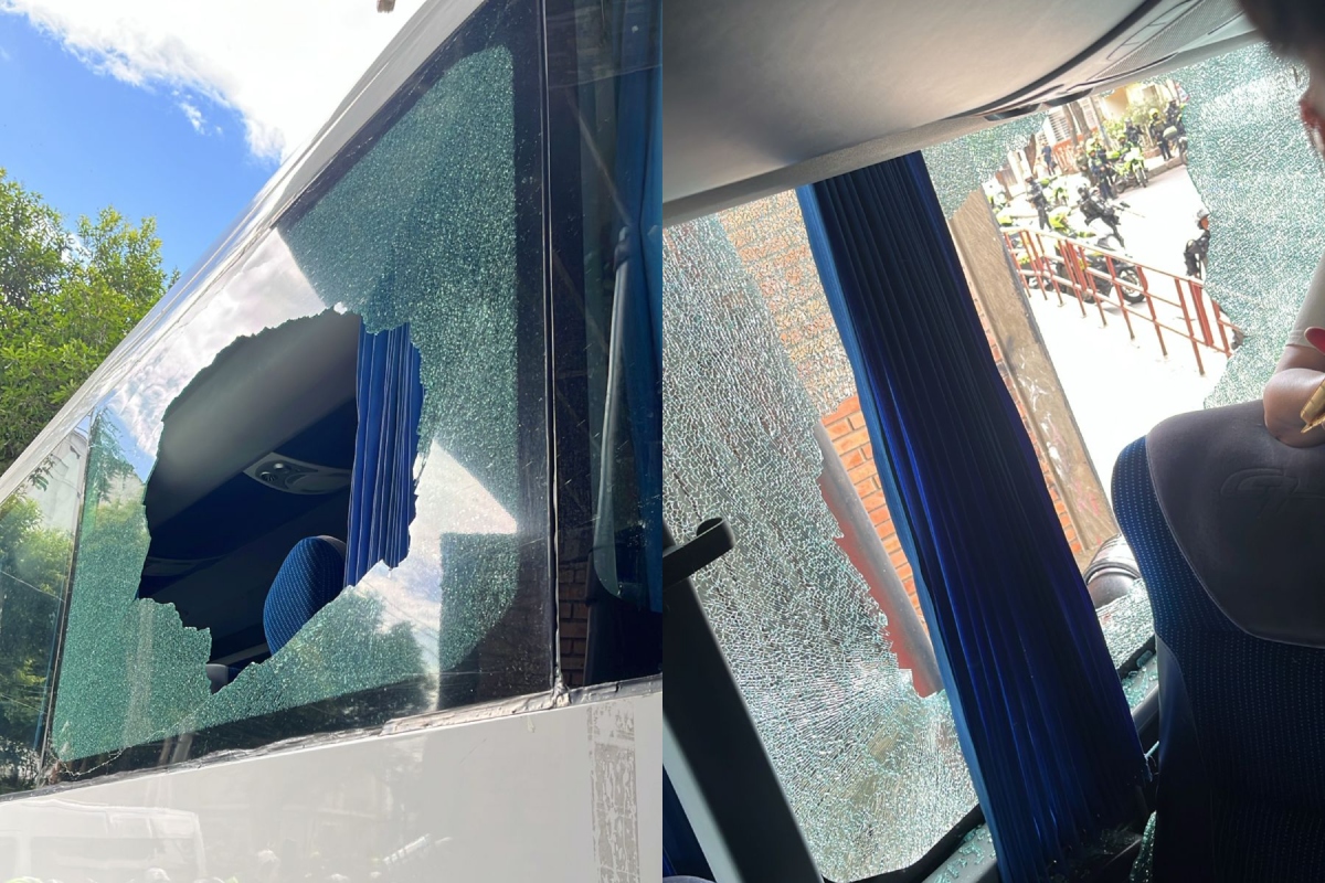 Atacan bus de Atlético Nacional en Cúcuta: Alfredo Morelos resultó herido