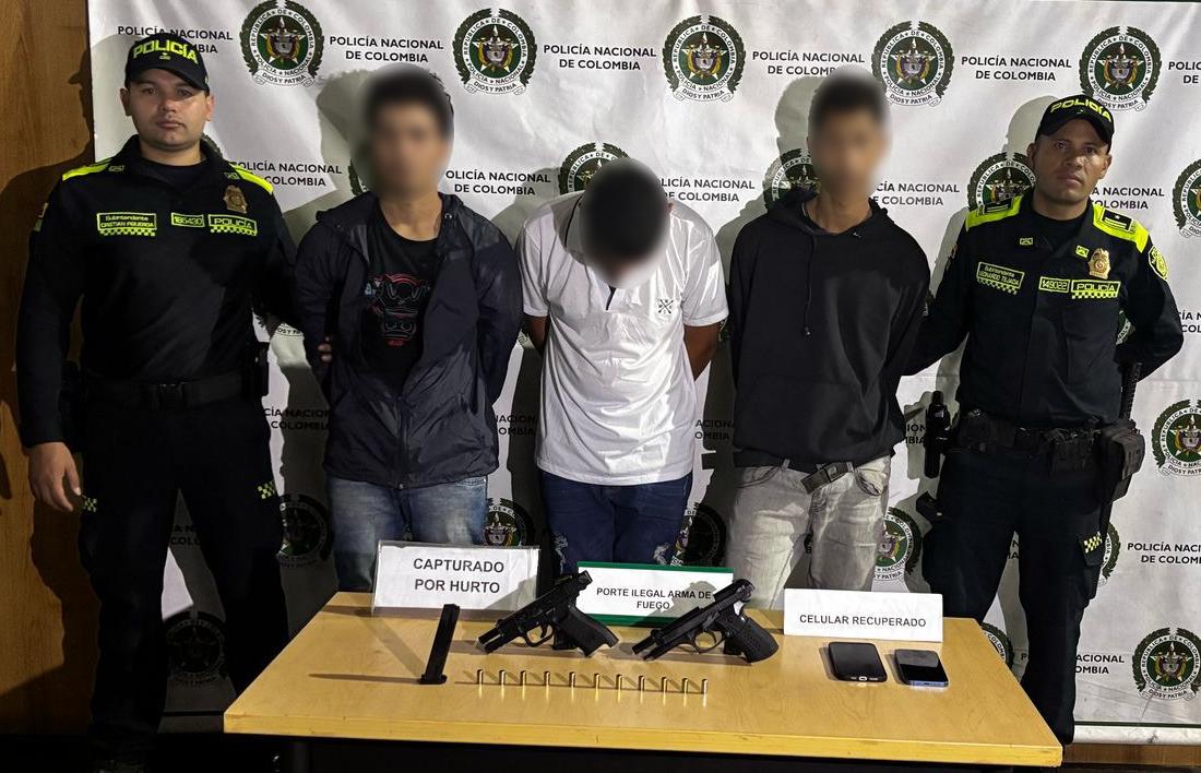 Capturan a 30 personas relacionadas con hurtos en el área metropolitana