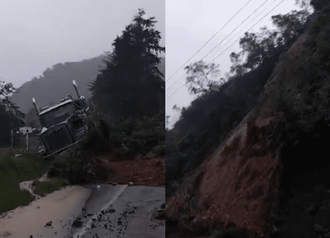 cierre autopista Medellín-Bogotá