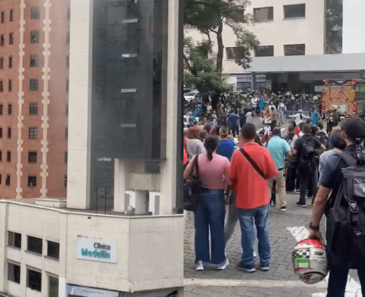 Policía confirma dos muertos durante tiroteo en Clínica de Medellín de El Poblado