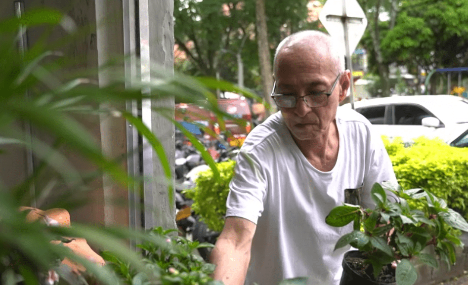 Don Mario, el floricultor más querido de Villa Hermosa