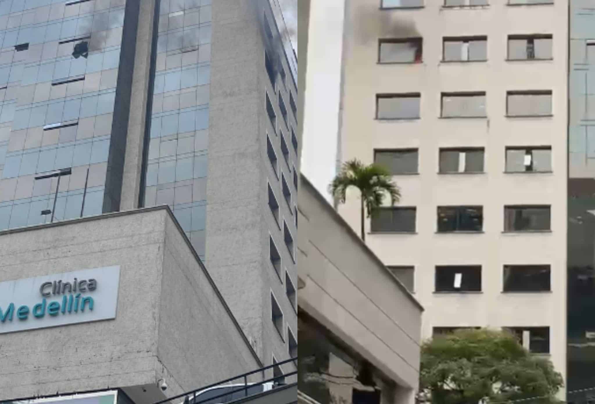 Paciente habría asesinado a médico en Clínica Medellín de El Poblado y luego incendió consultorio