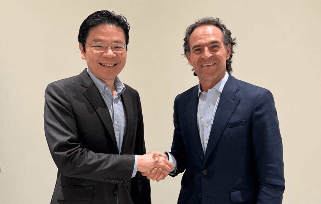 Alcalde de Medellín sostuvo encuentro con primer ministro de Singapur en el World Cities Summit