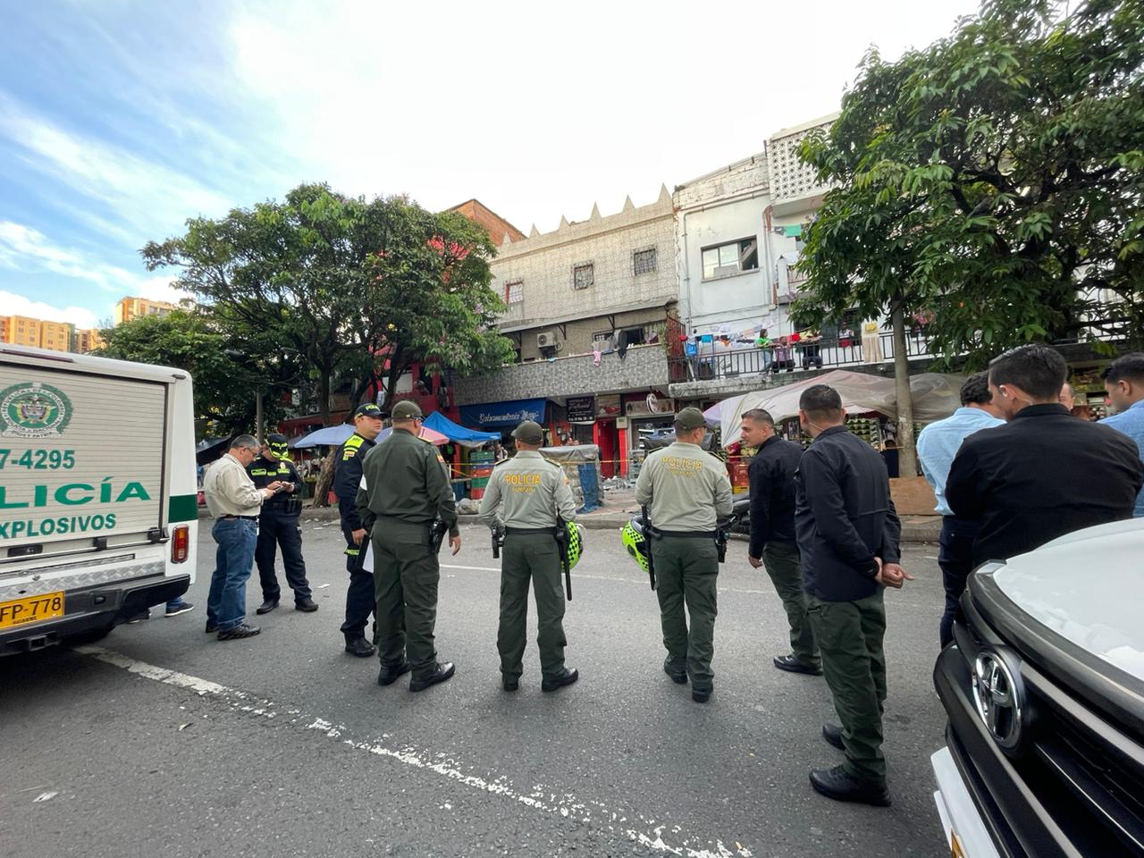 explosión en el centro de medellin