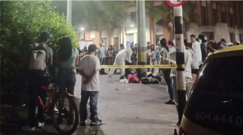 Feto abandonado en el Centro de Medellín