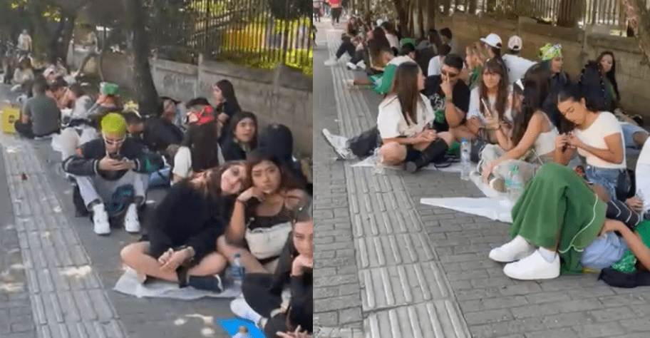 Desde temprano fans de Feid en Medellín hacen fila para su concierto
