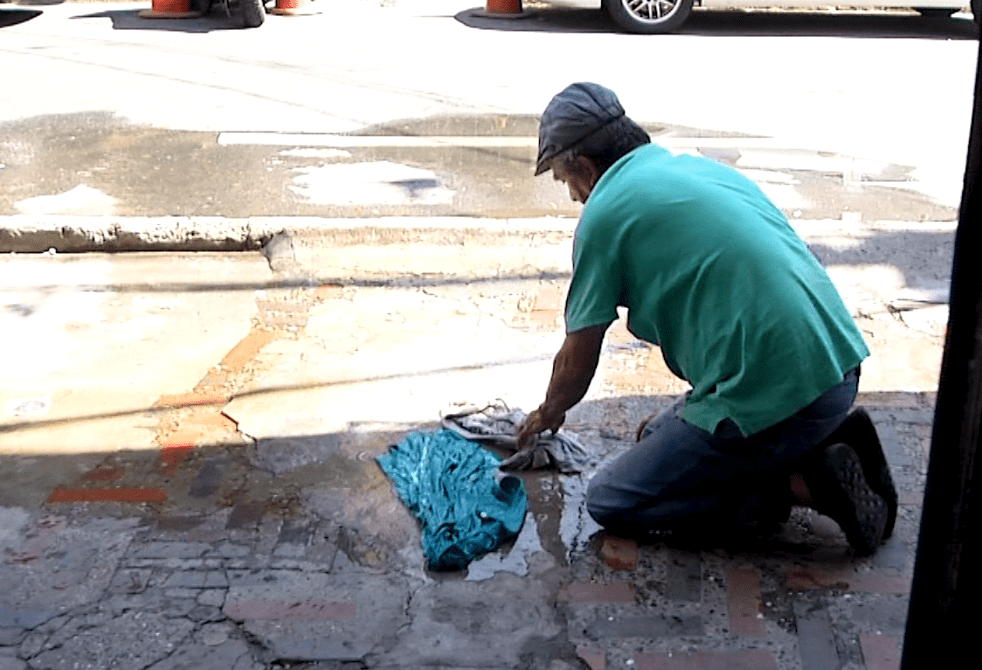 fuga de agua Guayabal