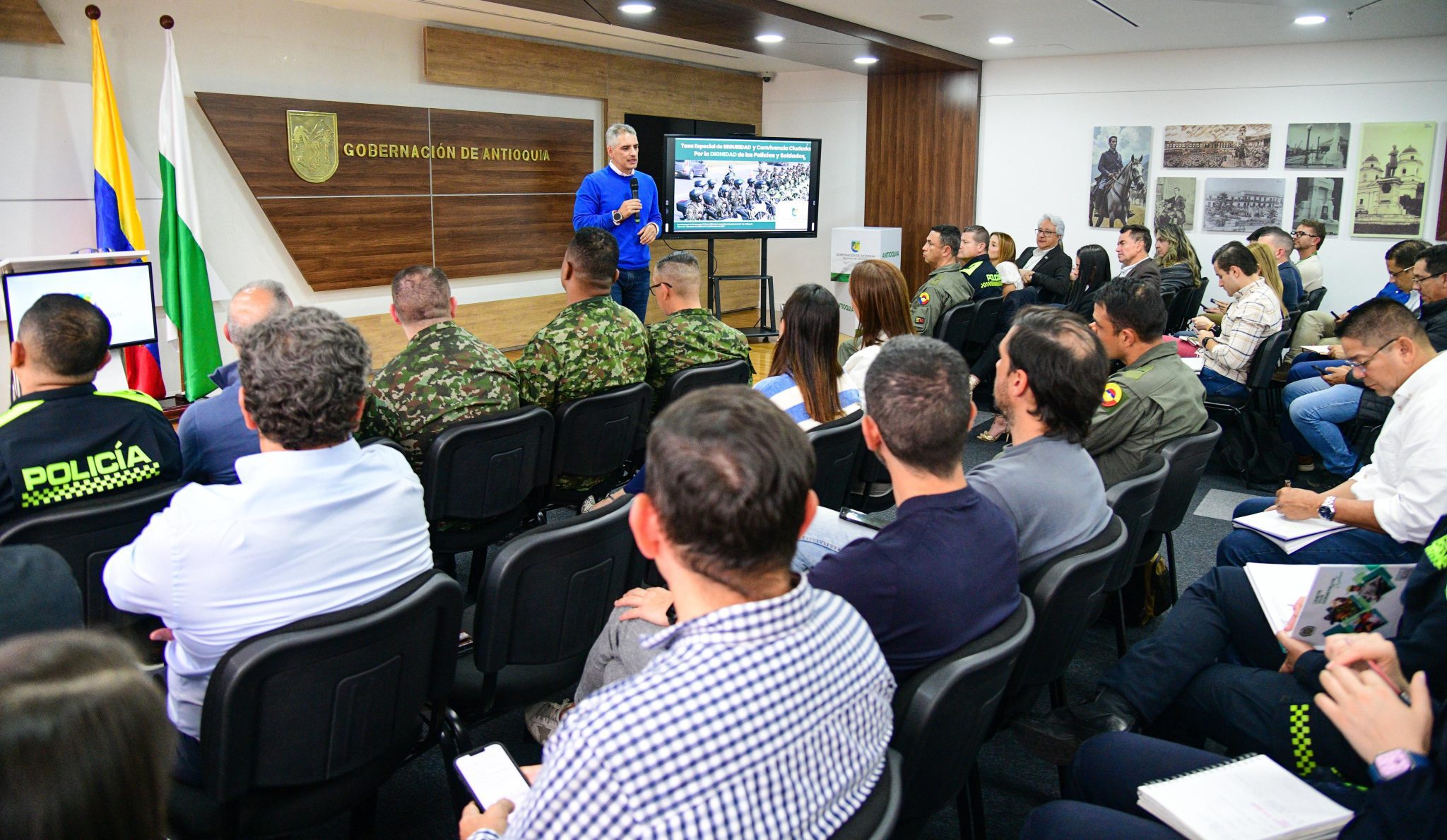Empresarios resolvieron dudas sobre la tasa de seguridad con la Gobernación de Antioquia