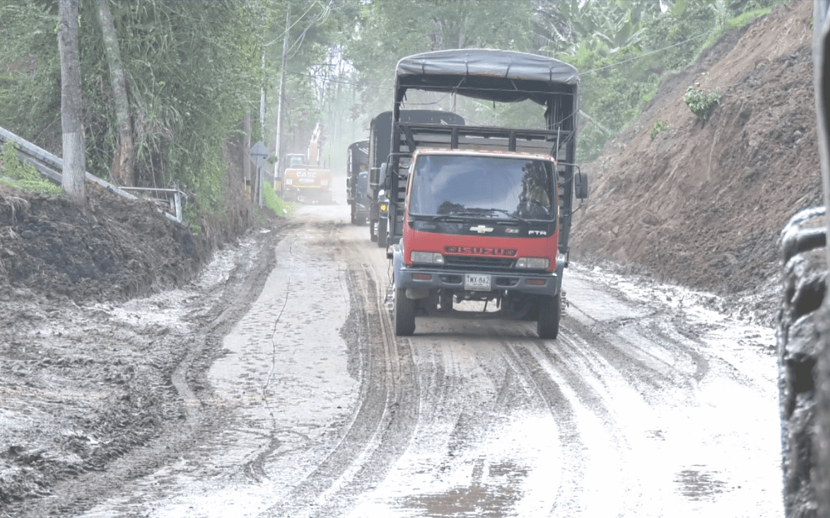 Habilitan la vía Andes-Jardín luego de cuatro días de cierre total