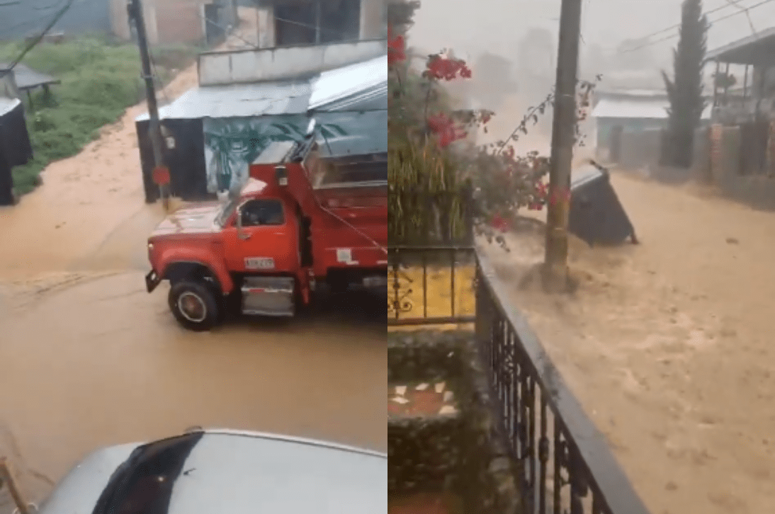 Reportan inundaciones en el sur del Valle de Aburrá tras fuerte aguacero