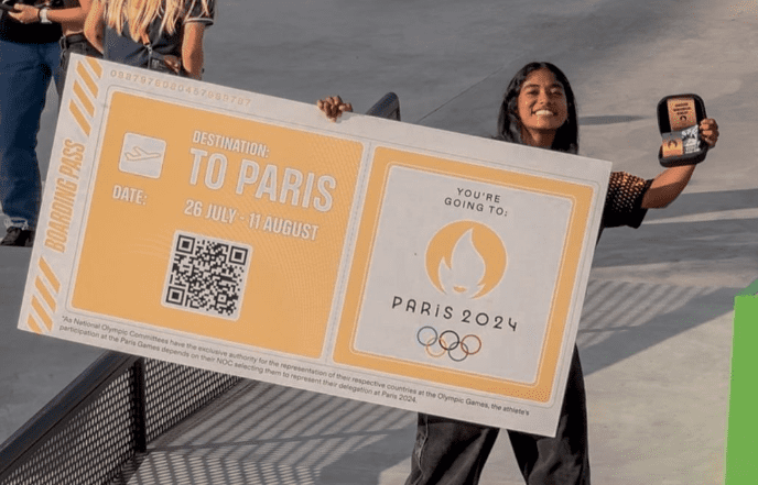 Jazmín Álvarez, la skater antioqueña que representará a Colombia en los Olímpicos