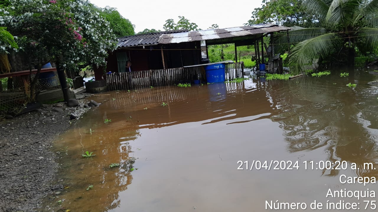 lluvias en Carepa Antioquia