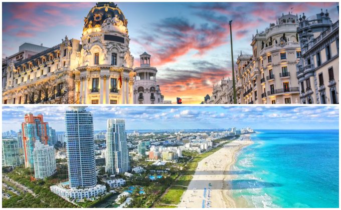 madrid y miami