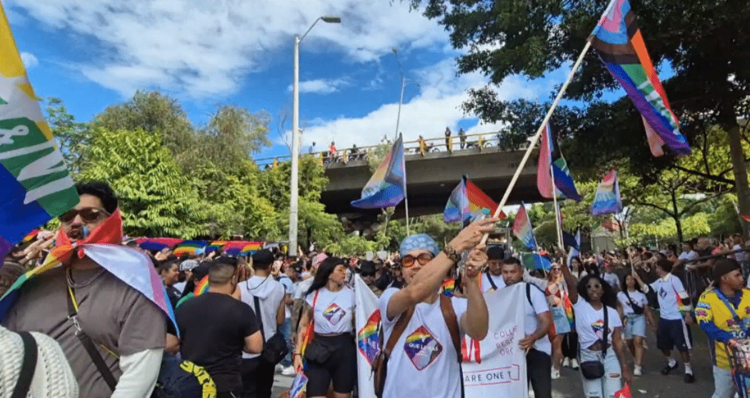Así se vivió la marcha del orgullo LGBTIQ+ en Medellín