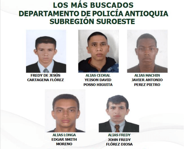 Estos son los más buscados en el Suroeste por violencia que azota la región