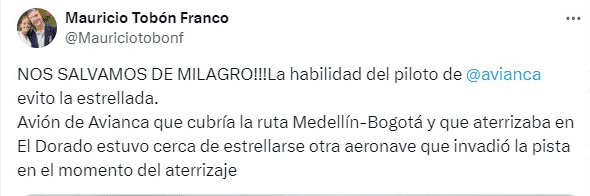 mensaje mauricio tobón