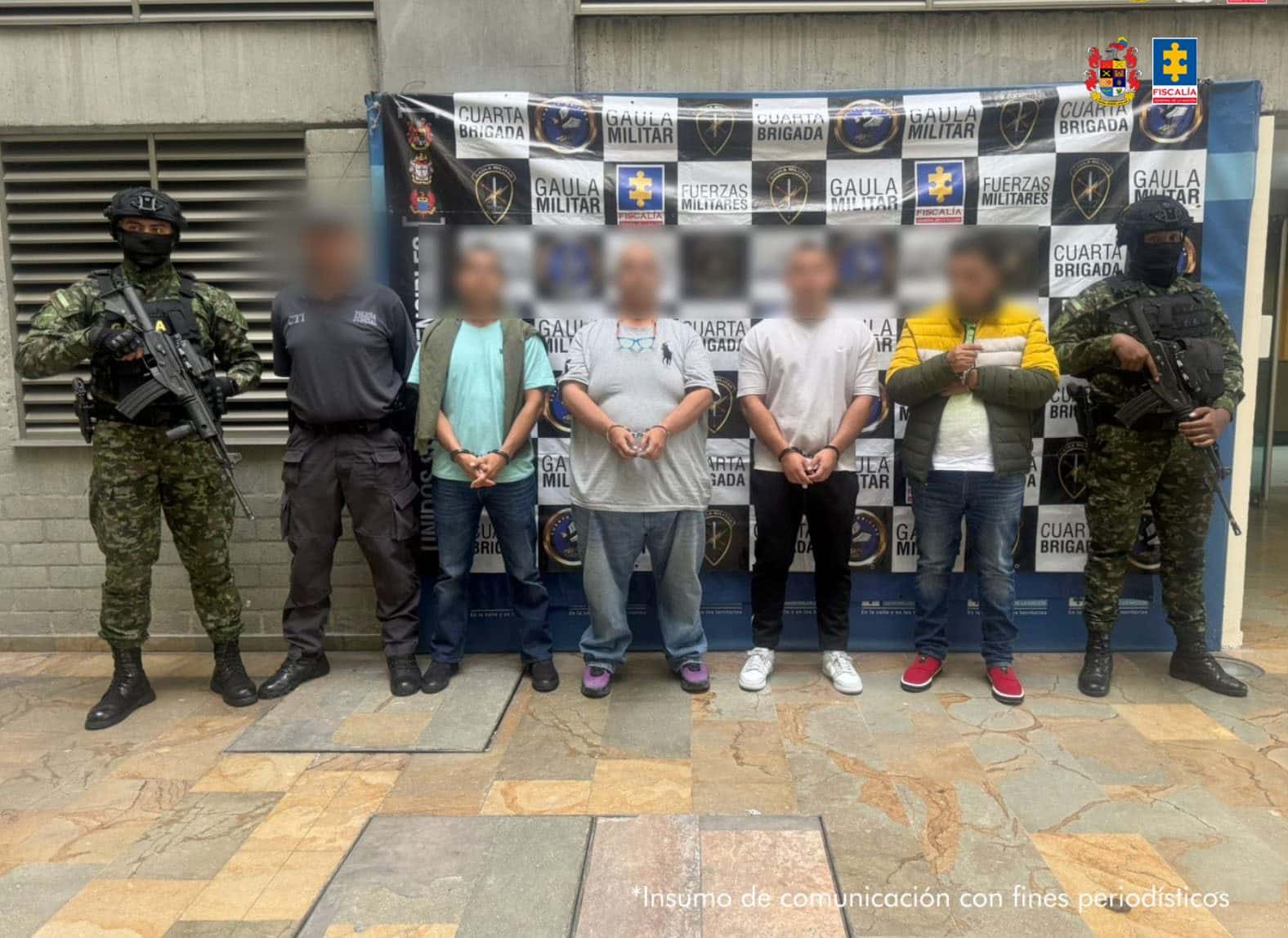 Desmantelan una red criminal en Antioquia dedicada al lavado de activos