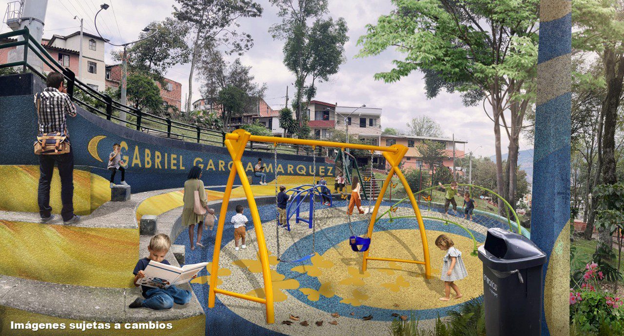 La Alcaldía abre licitación para adecuar 29 parques de Medellín
