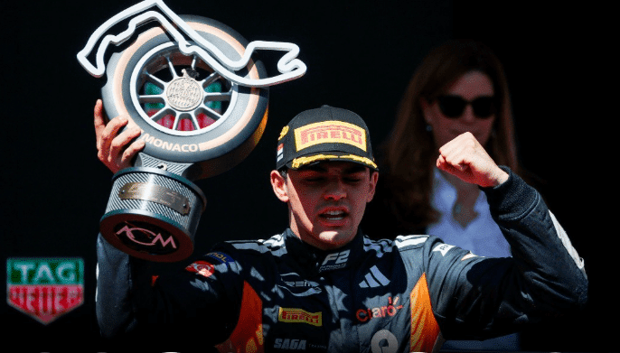 Sebastián Montoya obtuvo su primer podio en Fórmula 2 en el Gran Premio de Mónaco