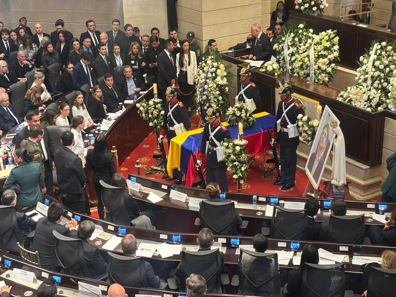 Este fue el discurso del expresidente Álvaro Uribe en el sepelio de Miguel Uribe
