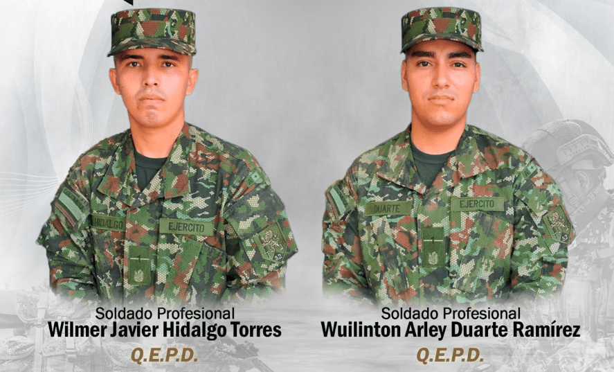 Dos soldados murieron en ataque del Clan del Golfo contra el Ejército en Cañasgordas
