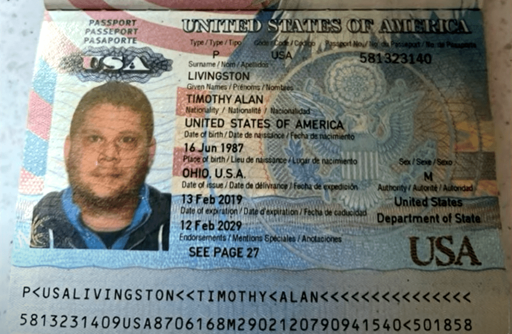 Investigadores estadounidenses tendrían vigilado a Timothy Alan Livingston