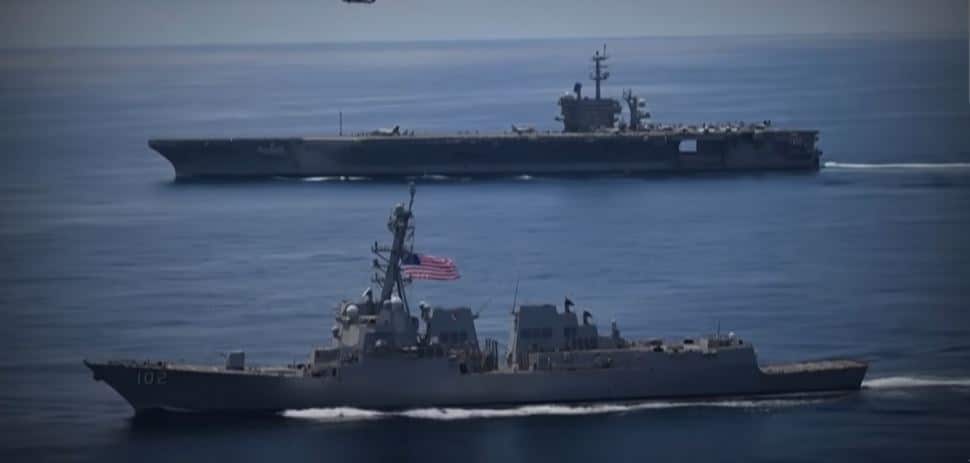 Estados Unidos envió buques destructores a Venezuela