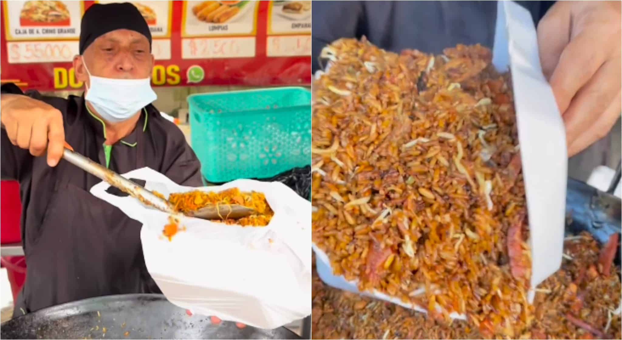 ¿Ya la conoce? Así es la gigantesca caja de arroz chino en el parque de San Cristóbal