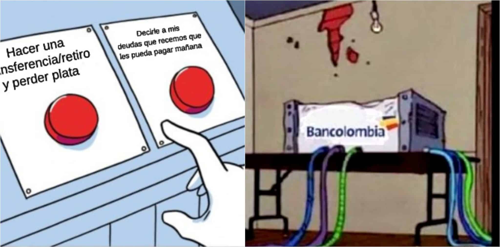 ¿Ya le funciona? Estos son los mejores memes de la caída de la app de Bancolombia