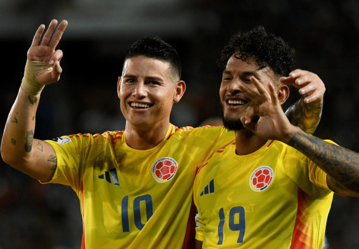 Tres jugadores colombianos figuran en el 11 ideal de Conmebol