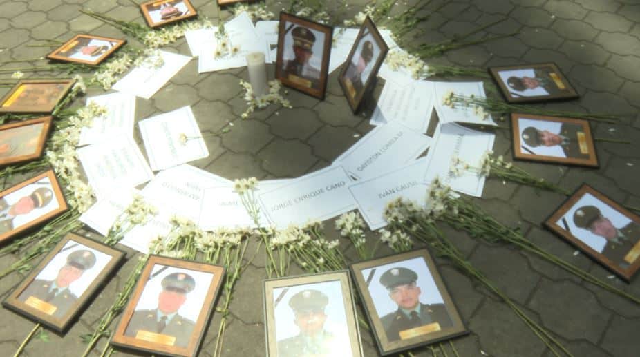 Acto simbólico en San Ignacio para honrar memoria de soldados y policías asesinados