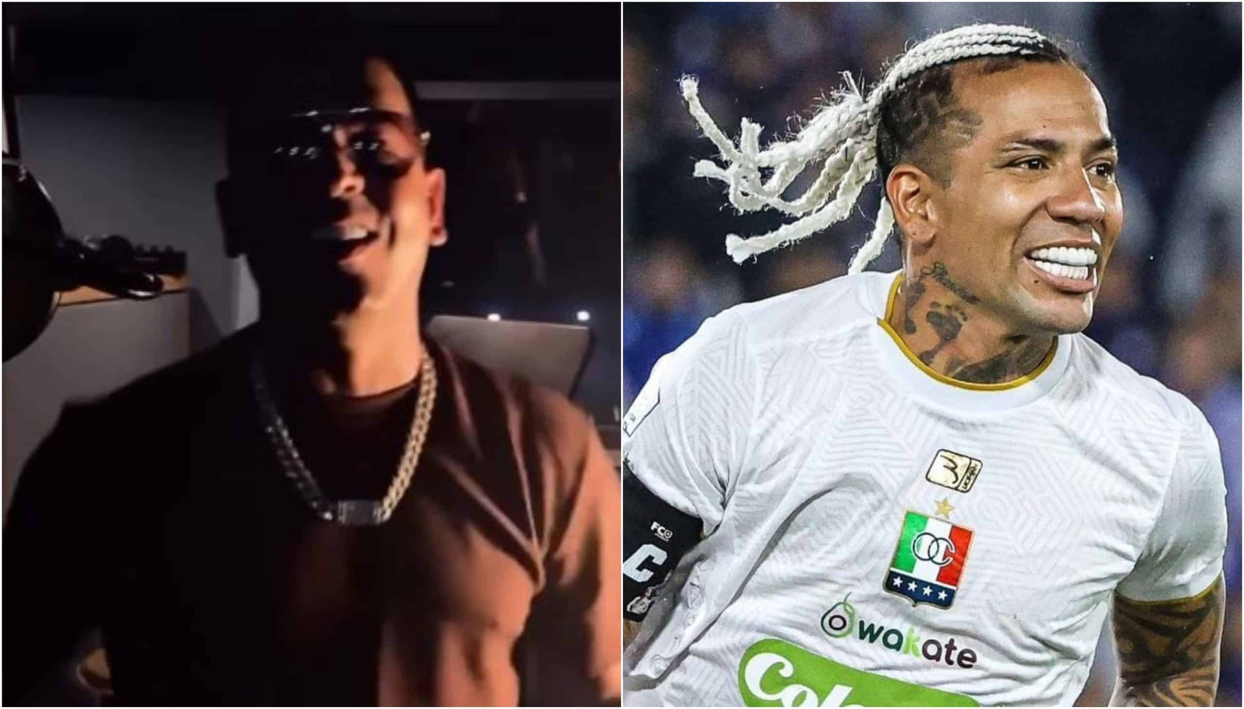 Cantante de 'Baila Morena' le dedicó su propia canción al goleador Dayro Moreno
