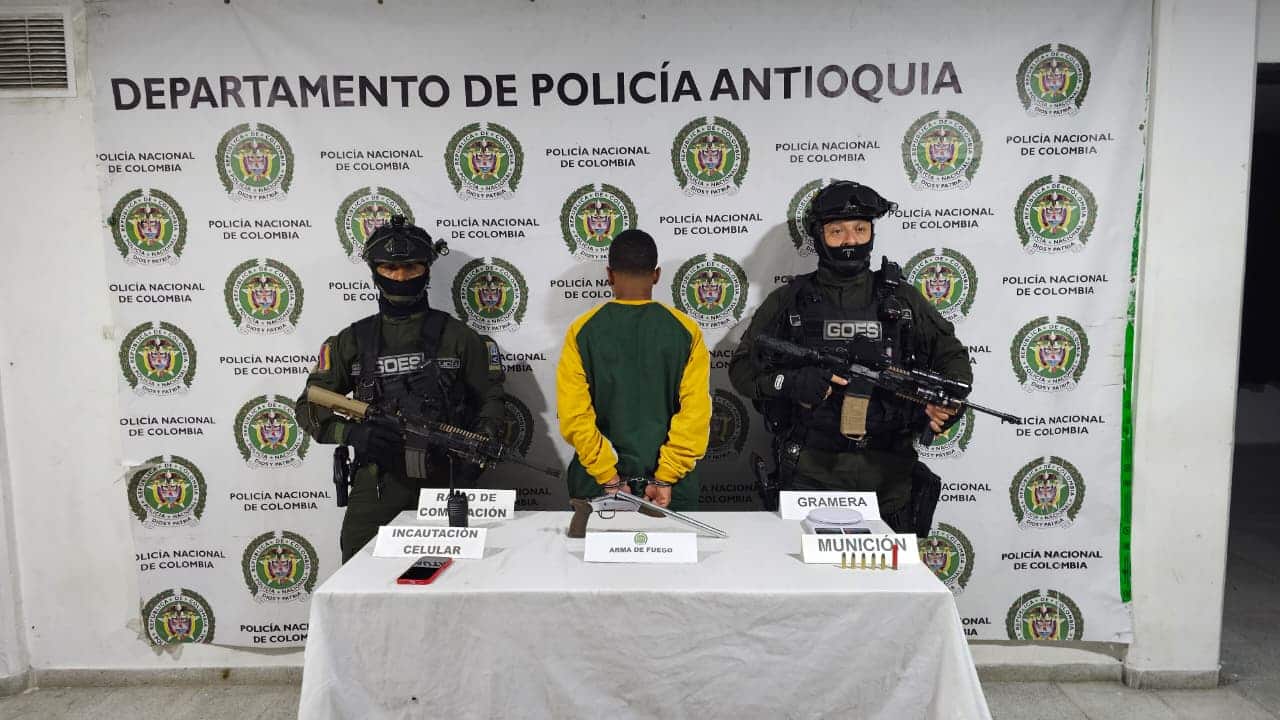 Capturan a peligroso sicario del grupo delincuencial 'Carne Rancia'